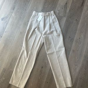 Frankie shop linen blazer pants size small NWT